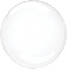 К Сфера 3D, Deco Bubble (Бабл), 30''/76 см, Прозрачный Кристалл, 1 шт.
