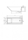 Ванна прямоугольная CREA 170x75