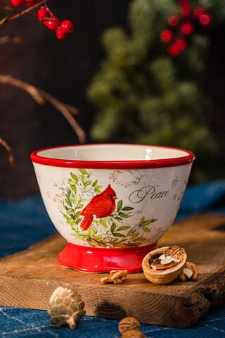 Салатник порционный 480мл Certified International Corp Красочная зима Мир