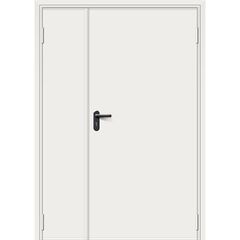 Купить Дверь противопожарная металлическая двустворчатая EI60 RAL 9016