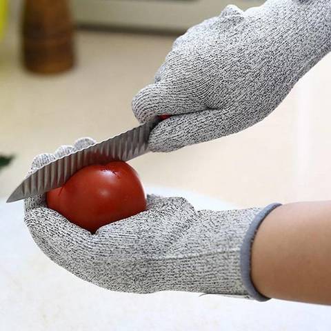 Перчатки от порезов Cut Resistant Gloves серые