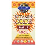 Витамин Д3 5000 МЕ, Vitamin Code Raw D3 5000 IU, Garden of Life, 60 капсул 2