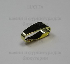 Бейл - петелька 11х4 мм (цвет - золото), 10 штук