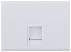 СВЕТОЗАР Эффект, телефон/ПК, без вставки и рамки, двойная розетка (SV-54419-W)