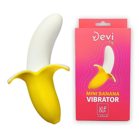 Оригинальный мини-вибратор в форме банана 