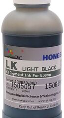 Чернила пигментные DCTec 7880P/200 -  UltraChrome Epson 7880/9880 light black (серый) 200 мл. Серия 198680-880