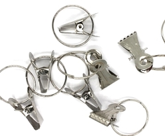 Прищепка крокодил для штор, р. кольца 3 см, р. прищепки 3х1,5 см