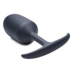 Черная анальная пробка с утяжелением Premium Silicone Weighted Anal Plug XL - 16,8 см. - 