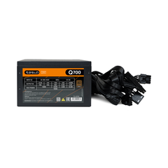 Блок питания ATX TESLA Q700, 700W, 80+Bronze, Bulk, PPFC, 1x4+4pin, 2x6+2PIN, 6xSATA, 3xMOLEX, 1xFDD (TS-Q700)