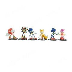 Набор фигурок 6 в 1"Sonic Modern Pack"(Соник Модерн Пэк), 6 см