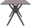 Стол пластиковый Siesta Contract Ibiza Table 180, коричневый