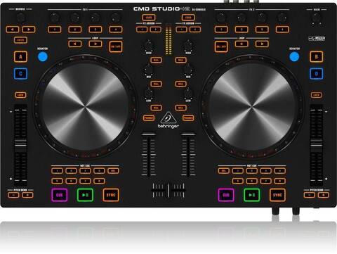BEHRINGER CMD STUDIO 4a MIDI контроллер для DJ на 4 деки, со встроенным 4 канальным аудио интерфейсом