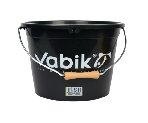 Ведро для прикормки Vabik PRO Black 25 л.