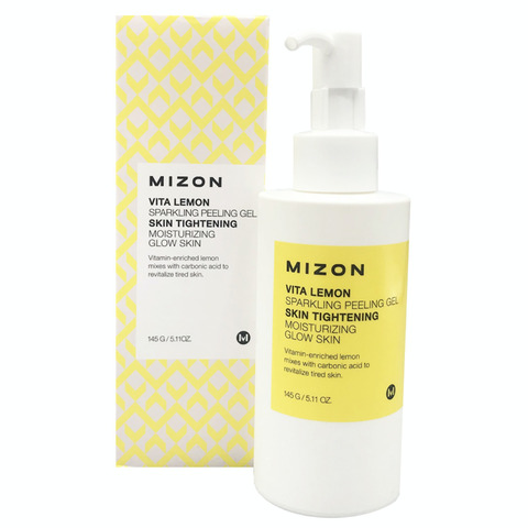 Витаминный пилинг-гель с экстрактом лимона MIZON Vita Lemon Sparkling Peeling Gel  145 мл.