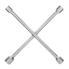 59-2-303 Ключ баллонный КРЕСТ, 17 x 19 x 21 x 22 мм, HCS, усиленный (РемоКолор)