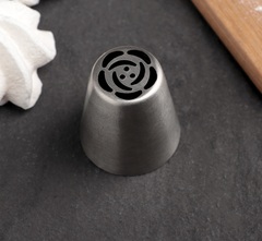 Насадка кондитерская «Цветок 8 лепестков», d=3,7 см, выход 1,9 см, нержавеющая сталь