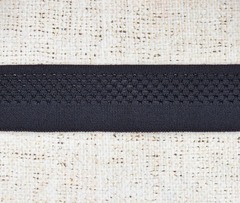 Подвязы трикотажные, ш. 4 см, L 118 см, чёрный