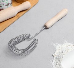 Венчик для взбивания с деревянной ручкой, 