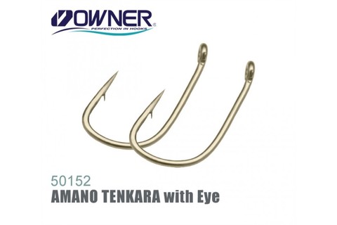 50152 № 10 Крючки OWNER AMANO TENKARA  with eye/ продажа от 5 уп.