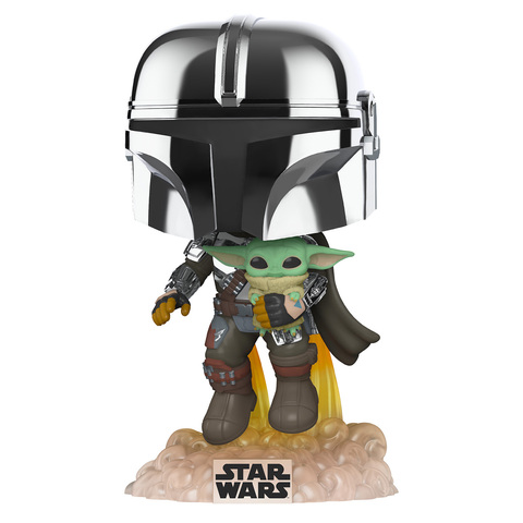 Фигурка Funko POP! Bobble Star Wars ATG Mandalorian w/Pin (Exc) 55496