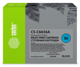 Картридж струйный Cactus CS-C6656A №56 черный (20мл) для HP 450, 5145, 5150, 5151, 5550, 5552, 5650, 5652, 5655, 585