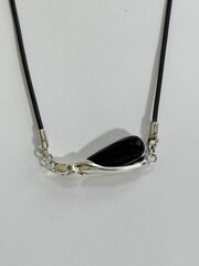 Лава (колье из серебра)
