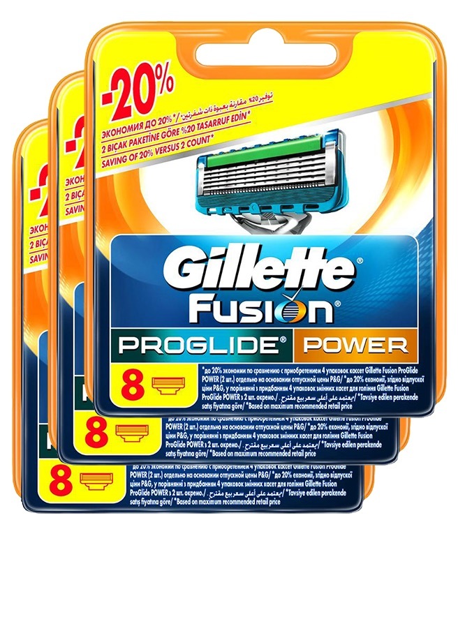 Proglide Power комплект (3х8) 24шт. (Цена за 1 пачку с учетом скидки 6% - 1645р.)