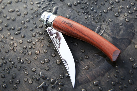 Нож складной перочинный Opinel Slim Bubinga №10 10VRI, 226 mm, коричневый (000013)