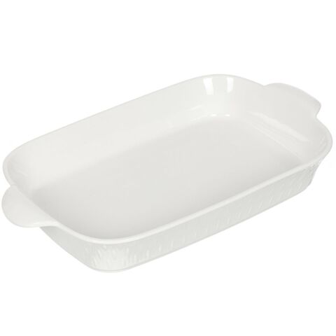 Форма для запекания керам, 23.5х41.5х7 см, прямоуг, бел, Антарктида, Y4-4416