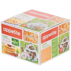 Чайник сталь, эмал, 1.5 л, Appetite, Ландора, FT11-LD