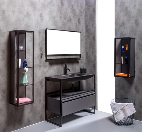 Boheme 894-100-A Ящик под консоль LOFT 100 Антрацит, 1 полка