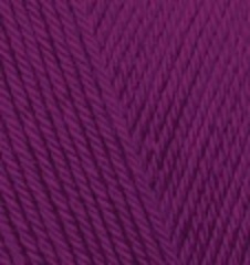 ALIZE "DİVA", 100% Микрофбира акрил, 100 гр, 350 м, 297 сливовый