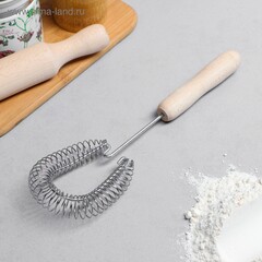 Венчик для взбивания с деревянной ручкой, 