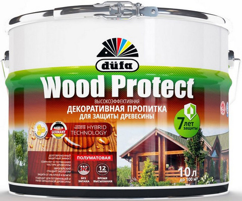 Dufa Wood Protect/Дюфа Вуд Протект пропитка для защиты древесины с воском