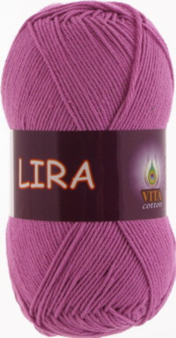Пряжа Lira (Vita cotton) 5014 Cветлый цикламен