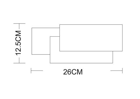 Светильник настенный Arte Lamp Trio A1718AP-1WH