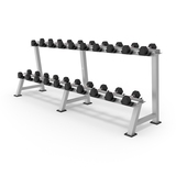 Стойка для хранения проф.гантелей DFC POWERGYM 12,5-50кг, 10 пар (два короба) фото №3