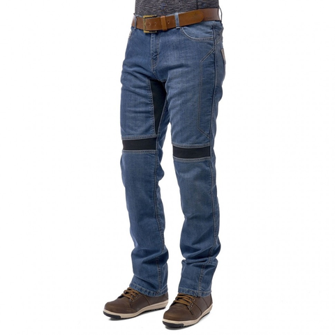 Джинсы с кевларом MOTEQ Toretto синие 36-36