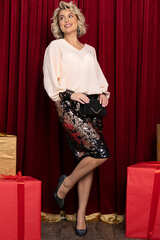 Платье Твоя роскошь (персик) П14694-7М LT Collection