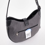 Сумка Саломея 328 македония серый + черный