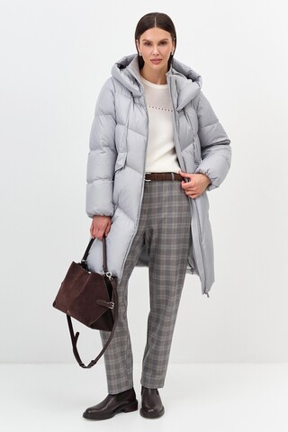 Bulmer Пуховик удлиненный с капюшоном и трикотажными воротом