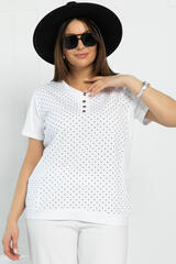 Блуза Ваниль (белая) Б12853-20М LT Collection