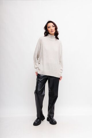 Nude Свитер шерстяной в рельефную вязку
