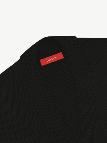 Кардиган с пуговицами из экохлопка