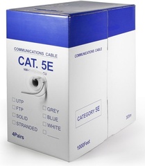 Кабель Lanmaster RJ-45 - RJ-45 305 м NM-UTP5E4PR-CU