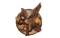 Силиконовый молд Ястреб (медальон) большой № 0478