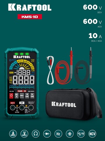 KRAFTOOL KMS-10 смарт-мультиметр цифровой (59872)