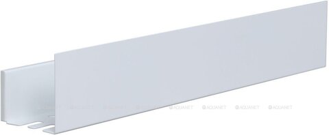 Aquanet 341539 Полка Магнум Н 500х120х100 с крючками цв. белый матовый (341539)