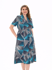 4536 Халат на пуговицах