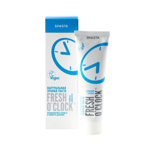 EO laboratorie Зубная паста FRESH O'CLOCK Профилактика кариеса и свежесть дыхания, 90 мл